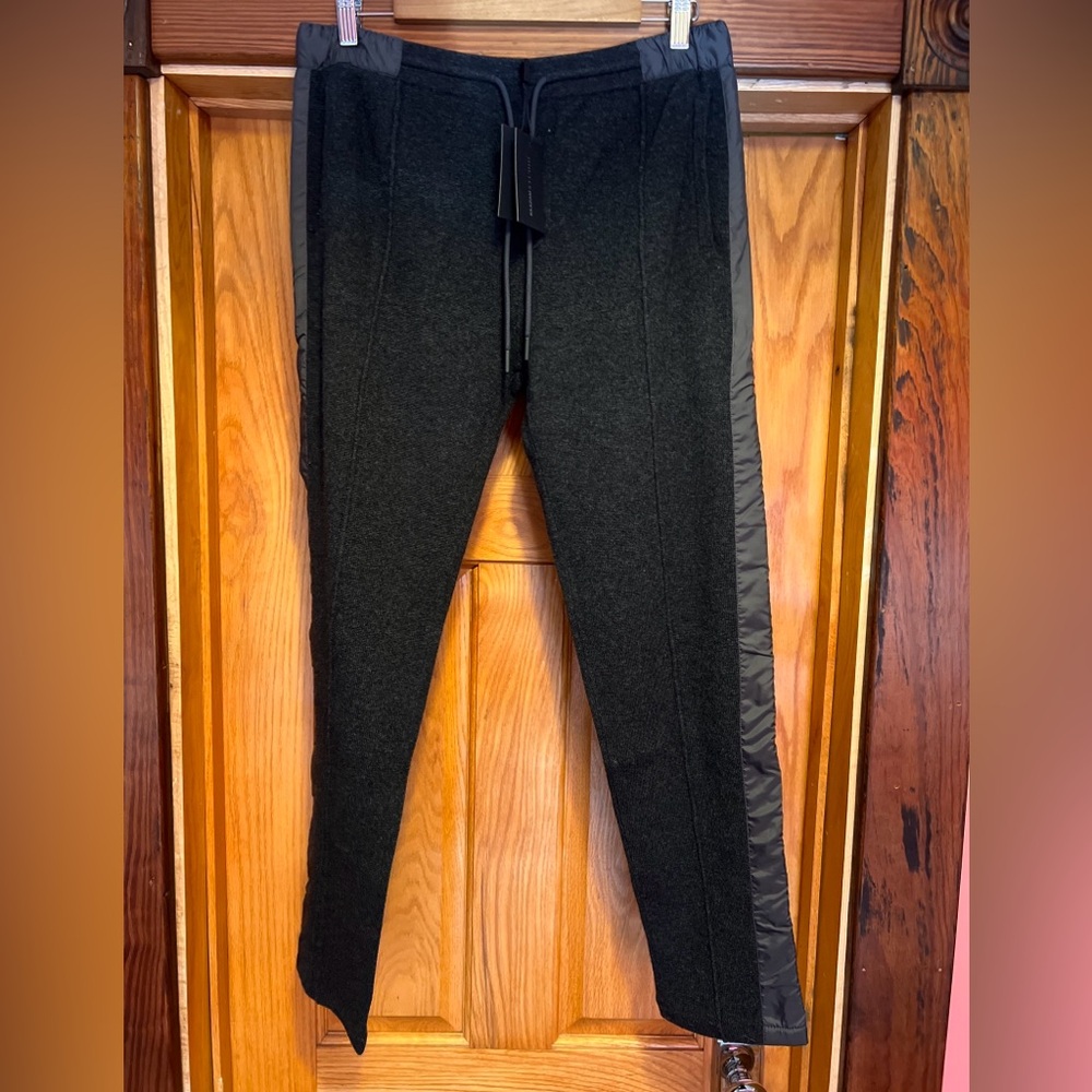 NAADAM Black Joggers with Side Detail